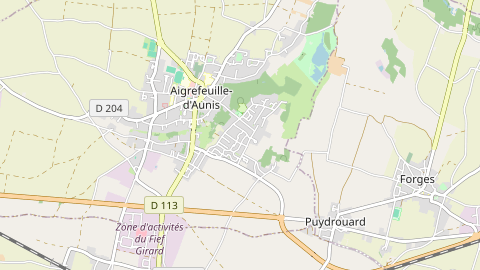 Carte de localisation de l'évènement