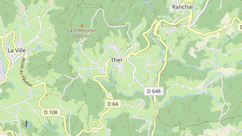 Carte de localisation de l'évènement