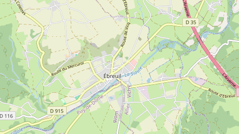Carte de localisation de l'évènement