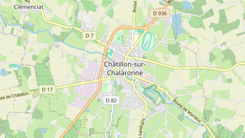 Carte de localisation de l'évènement