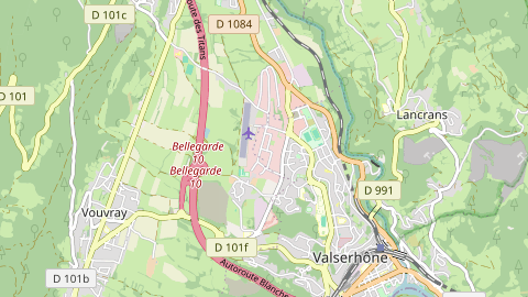 Carte de localisation de l'évènement