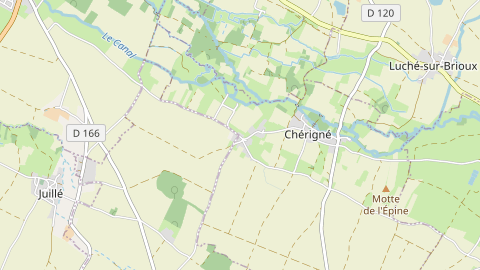 Carte de localisation de l'évènement