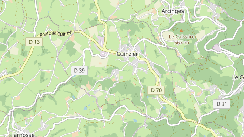 Carte de localisation de l'évènement