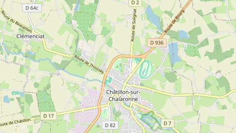 Carte de localisation de l'évènement