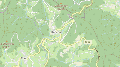 Carte de localisation de l'évènement