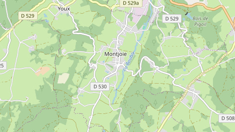 Carte de localisation de l'évènement