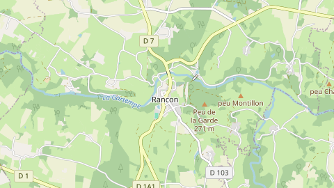 Carte de localisation de l'évènement
