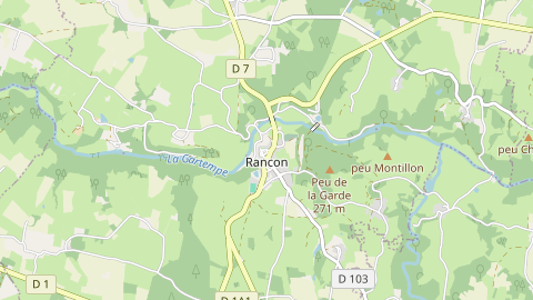 Carte de localisation de l'évènement