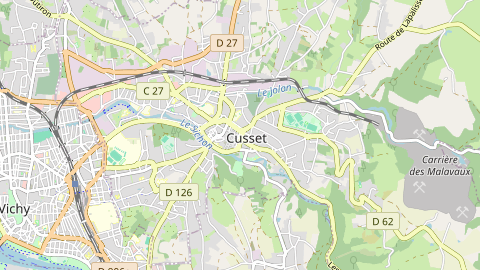 Carte de localisation de l'évènement