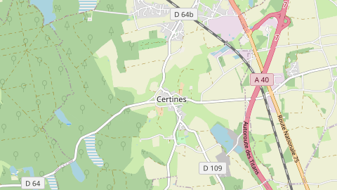 Carte de localisation de l'évènement