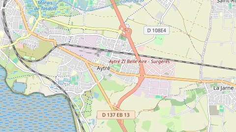 Carte de localisation de l'évènement