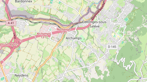 Carte de localisation de l'évènement