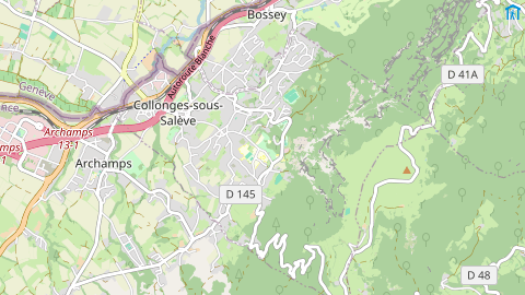 Carte de localisation de l'évènement