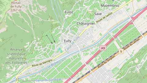 Carte de localisation de l'évènement