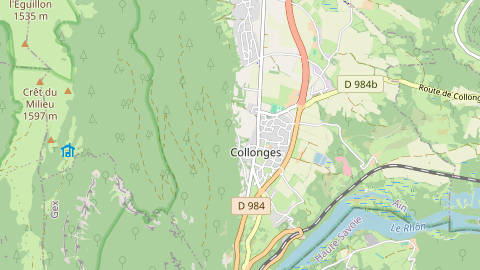 Carte de localisation de l'évènement