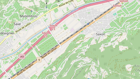 Carte de localisation de l'évènement