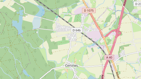 Carte de localisation de l'évènement