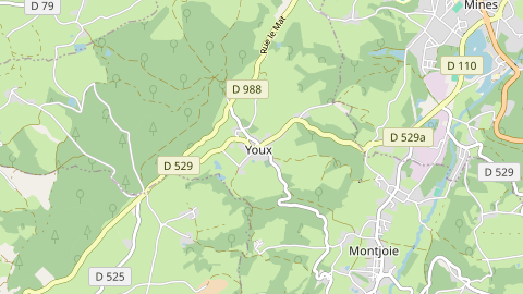 Carte de localisation de l'évènement