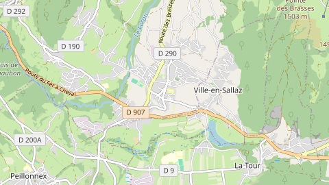 Carte de localisation de l'évènement