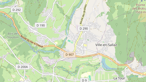 Carte de localisation de l'évènement