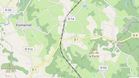 Carte de localisation de l'évènement