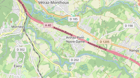 Carte de localisation de l'évènement