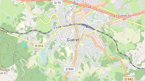 Carte de localisation de l'évènement