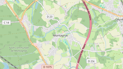 Carte de localisation de l'évènement