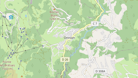 Carte de localisation de l'évènement