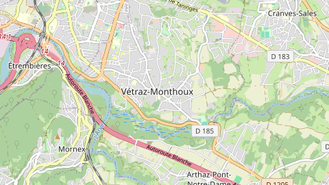 Carte de localisation de l'évènement