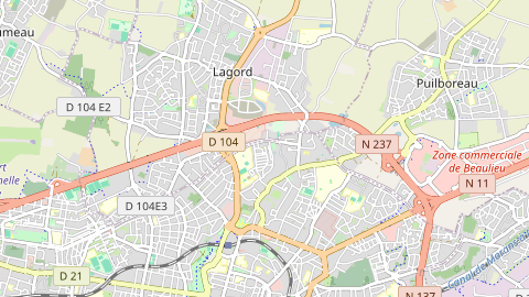 Carte de localisation de l'évènement