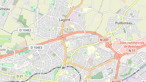 Carte de localisation de l'évènement