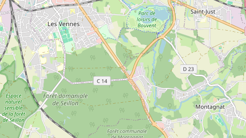 Carte de localisation de l'évènement