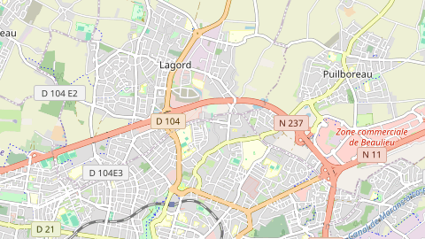 Carte de localisation de l'évènement