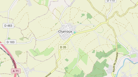 Carte de localisation de l'évènement