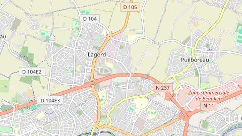 Carte de localisation de l'évènement