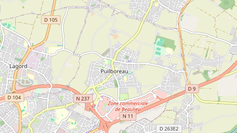 Carte de localisation de l'évènement