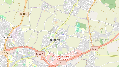 Carte de localisation de l'évènement