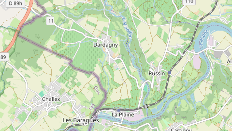 Carte de localisation de l'évènement