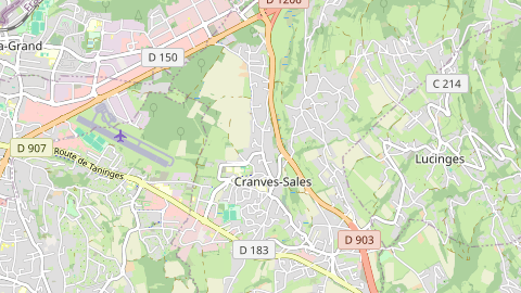 Carte de localisation de l'évènement