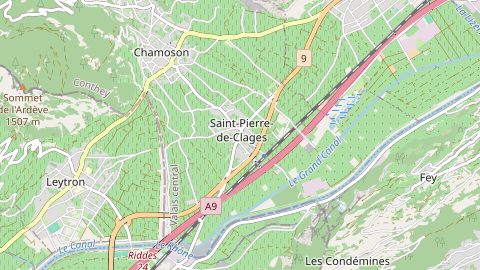 Carte de localisation de l'évènement