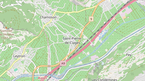 Carte de localisation de l'évènement