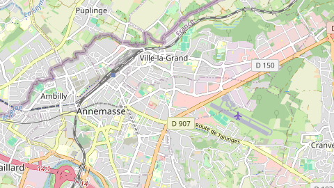 Carte de localisation de l'évènement