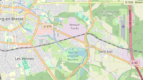 Carte de localisation de l'évènement