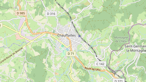 Carte de localisation de l'évènement