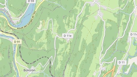 Carte de localisation de l'évènement