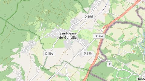 Carte de localisation de l'évènement