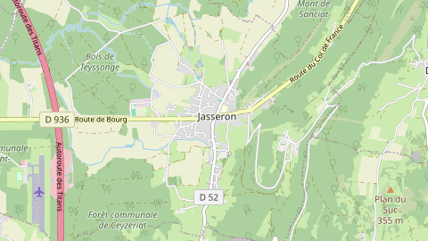 Carte de localisation de l'évènement