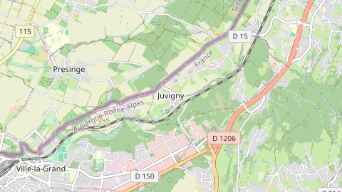 Carte de localisation de l'évènement
