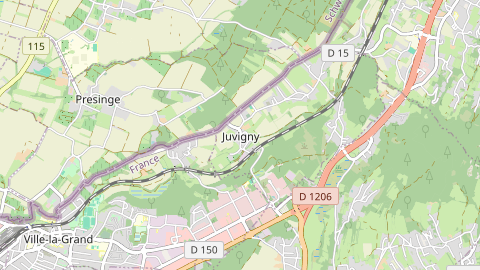 Carte de localisation de l'évènement
